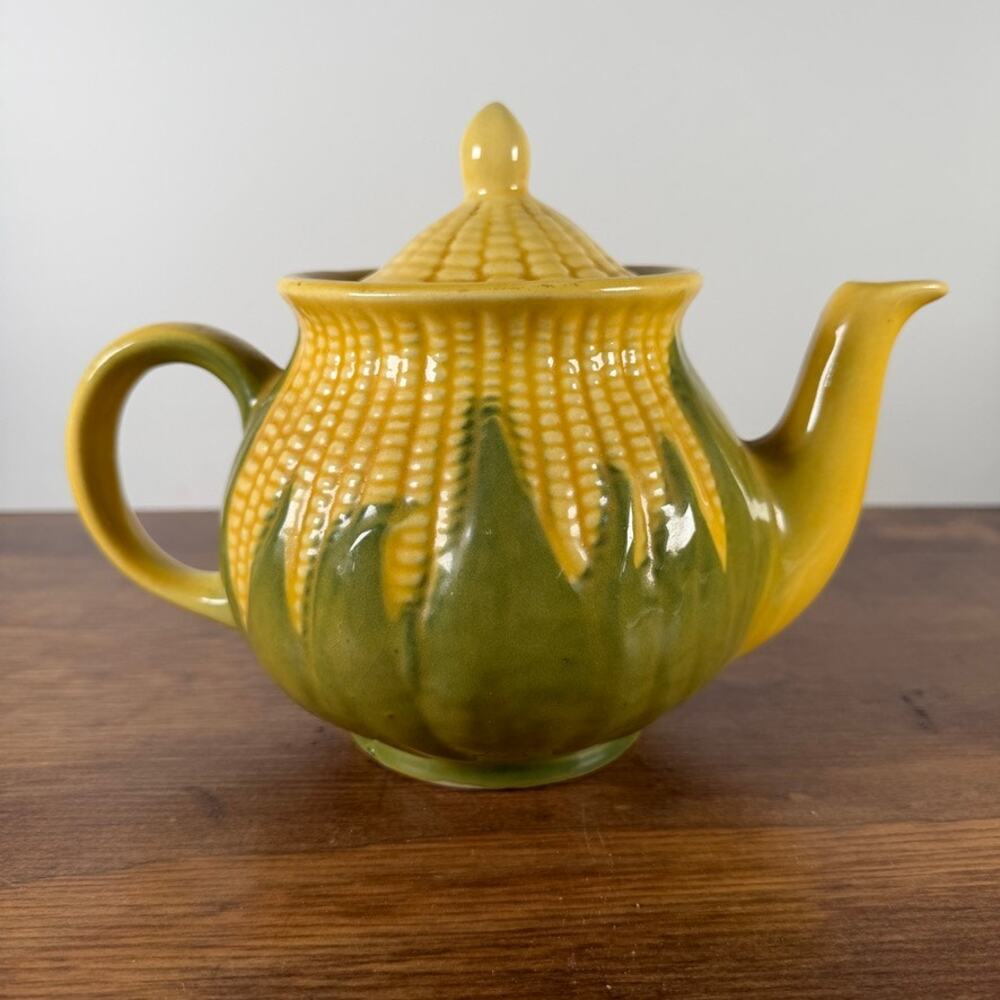 Vintage Shawnee Corn King Ceramic Teapot